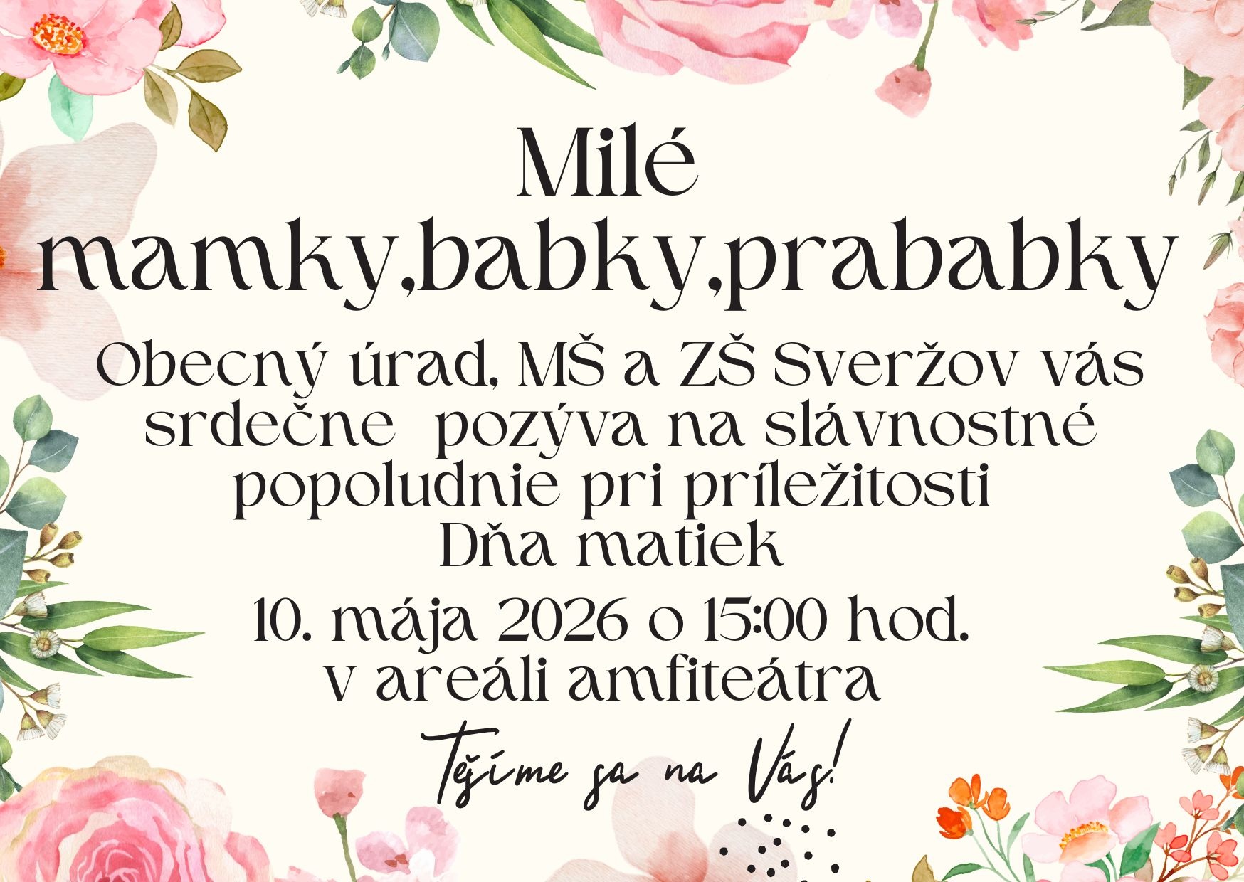 Pozvánka - Obrázok 1