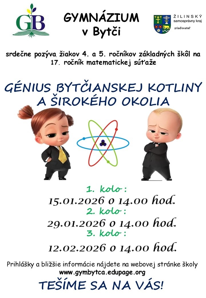 GÉNIUS BYTČIANSKEJ KOTLINY už 15.01.2026 !!! - Obrázok 1