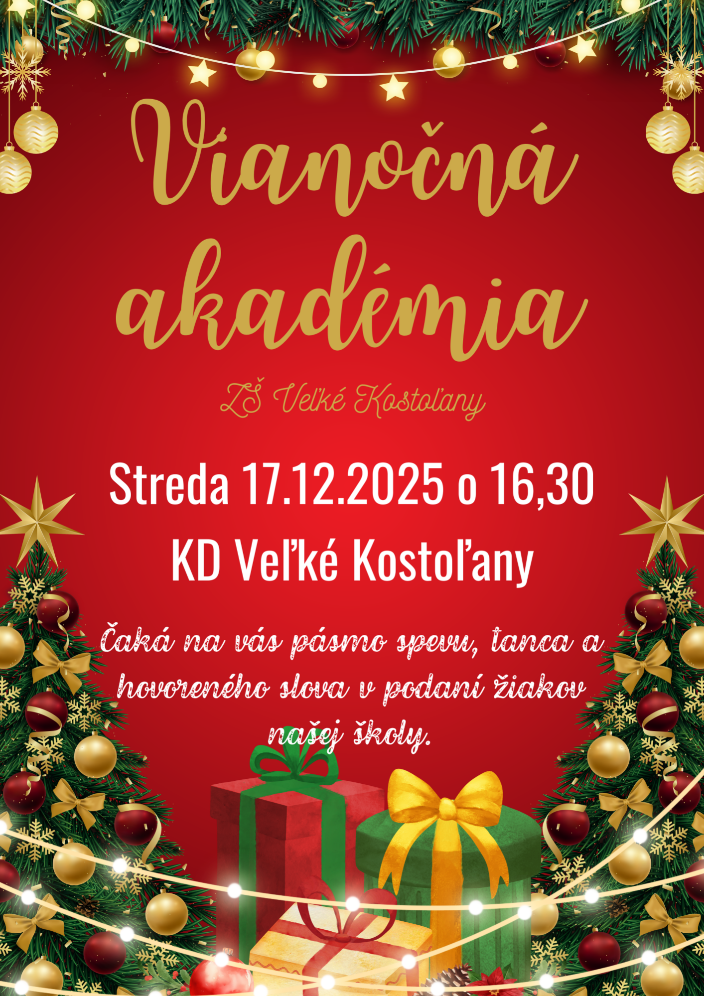 Vianočná akadémia - Obrázok 1