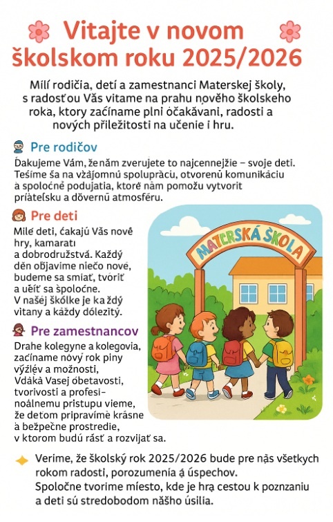 Vitajte v novom školskom roku - Obrázok 1