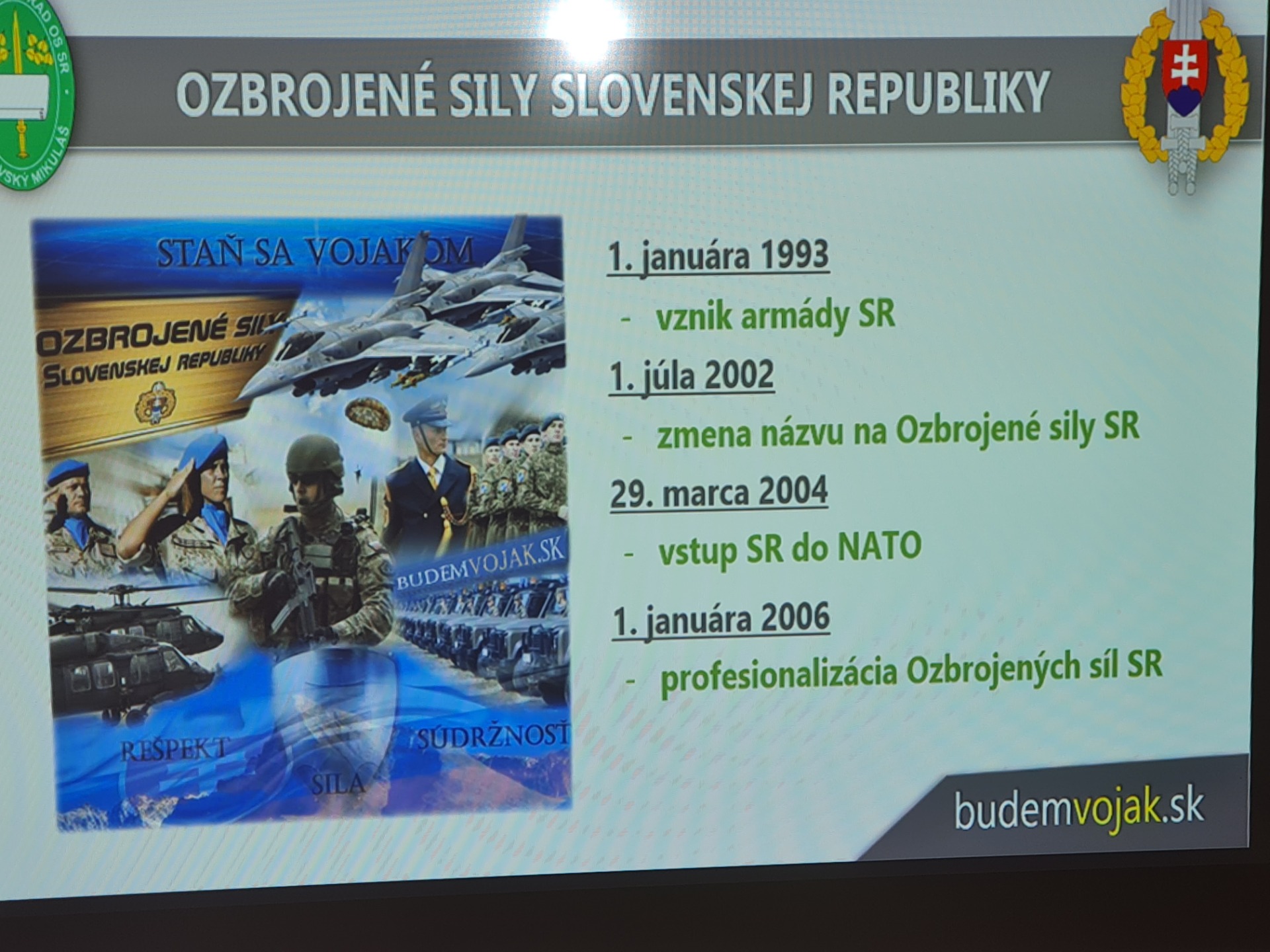Prednáška - Ozbrojené sily Slovenskej republiky - Obrázok 6