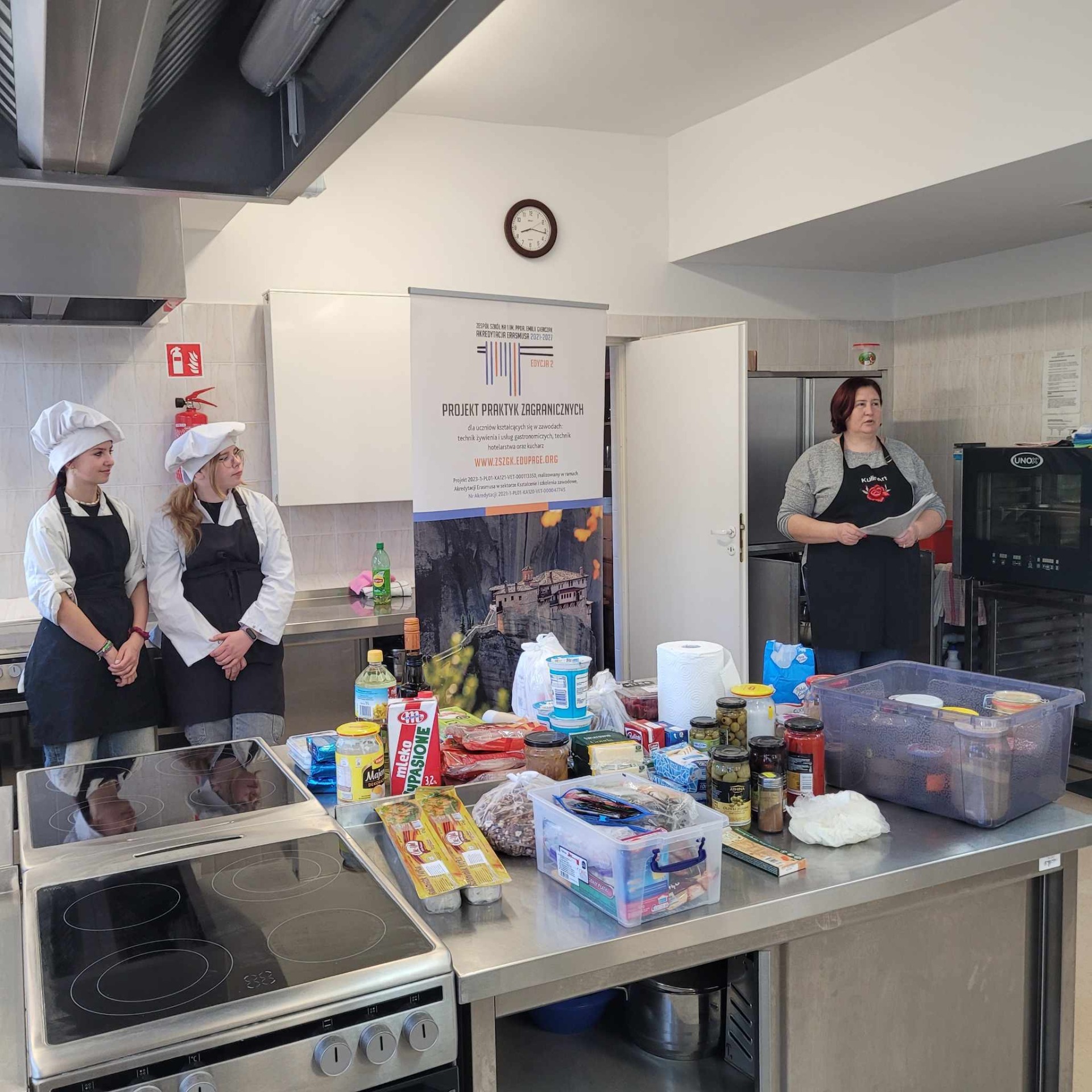 Warsztaty kulinarne w ramach promocji Projektu Unijnego Erasmus+