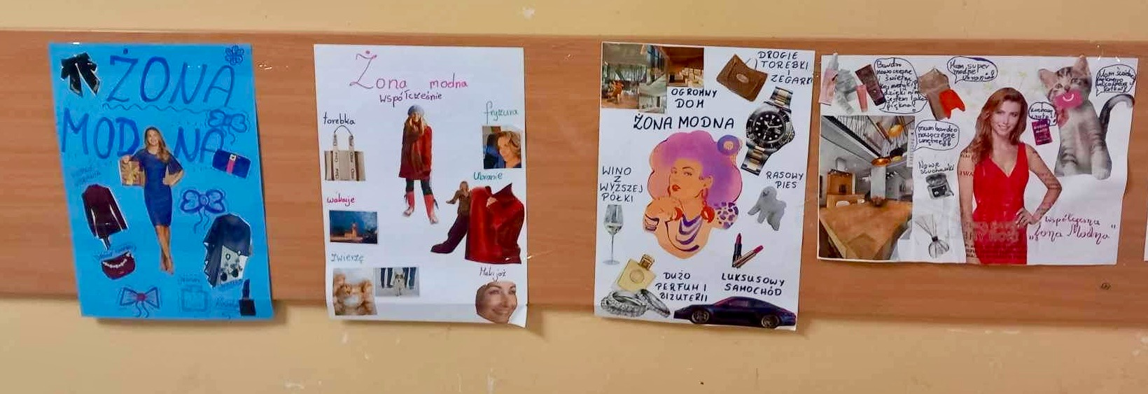 Prace uczennic i uczniów klasy 7a inspirowane satyrą Ignacego Krasickiego "Żona modna" - Obrazek 15