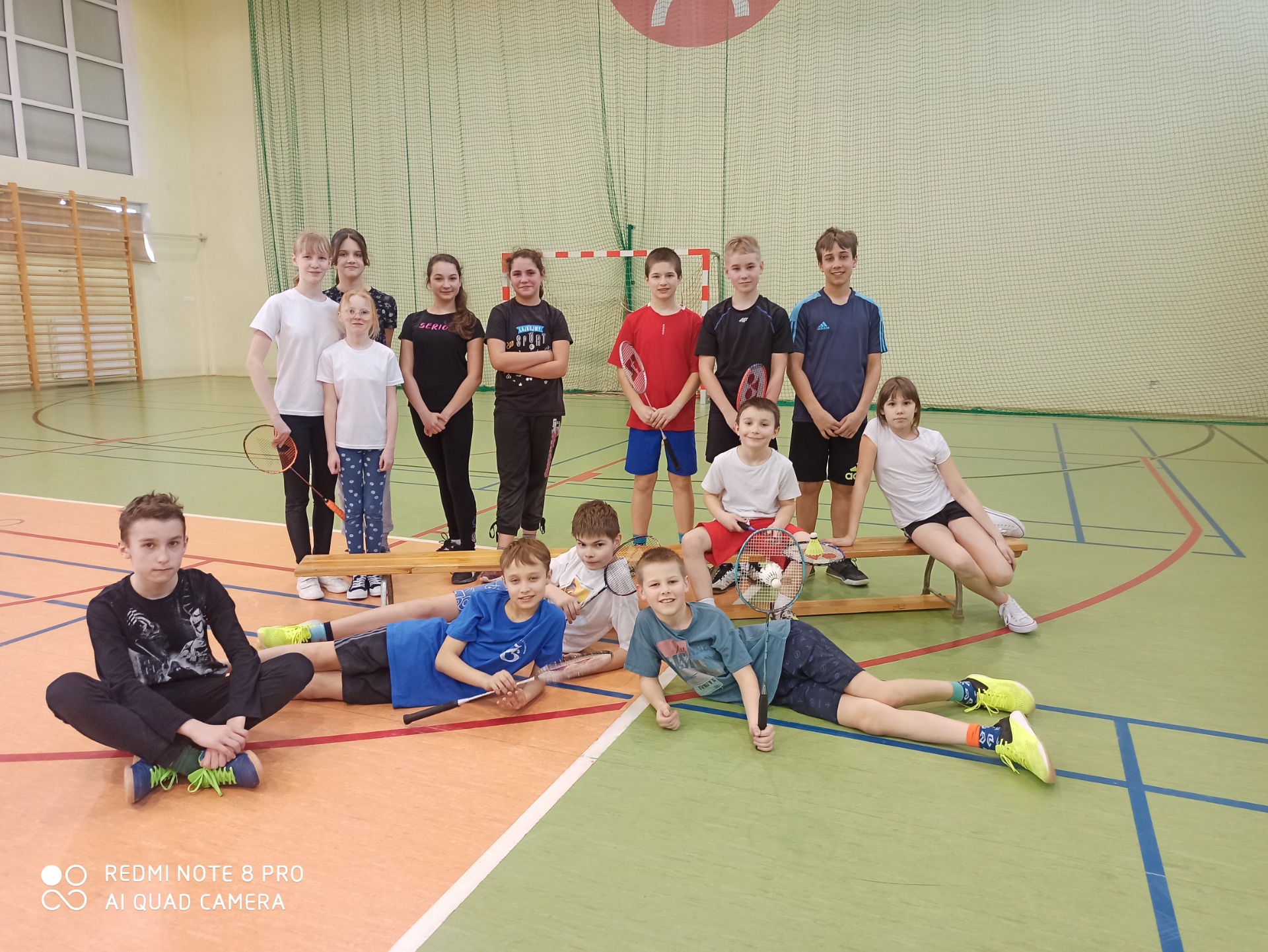 Szkolenie  badmintonowe  dla zawodników Uczniowskiego Klubu Sportowego Zasutowo z dotacji Gminy Nekla  - Obrazek 3