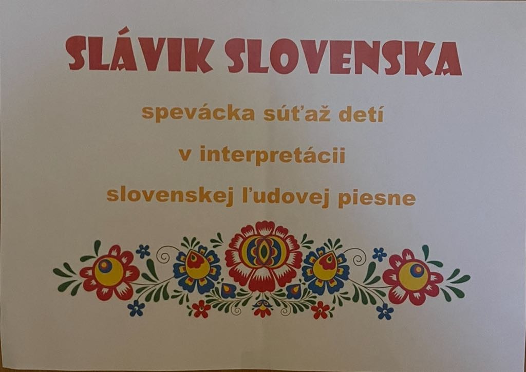 Okresné kolo speváckej súťaže Slávik Slovenska - Obrázok 1