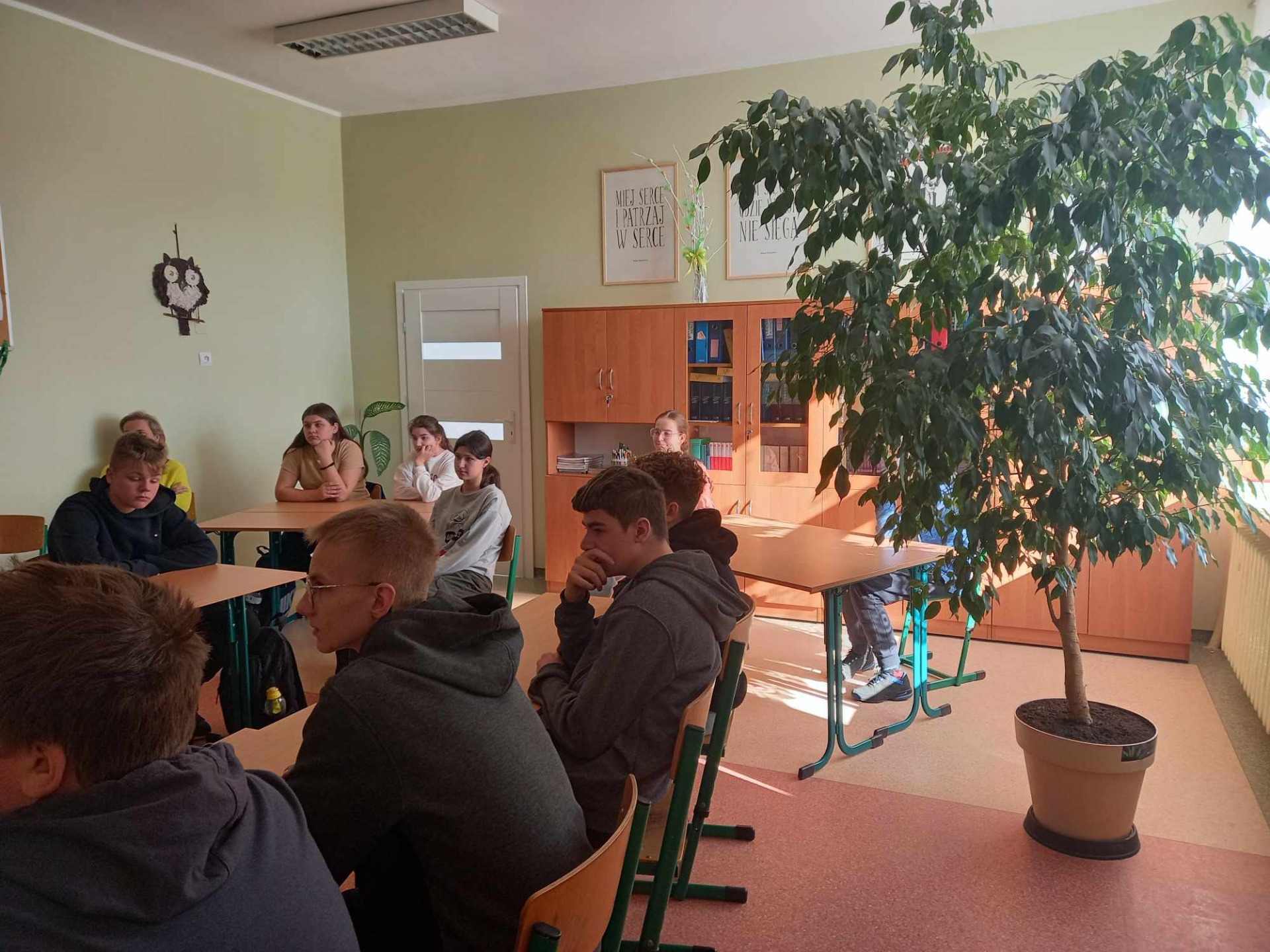 Wizyta przedstawicieli Liceum Ogólnokształcącego w Czersku z ofertą edukacyjną. - Obrazek 3