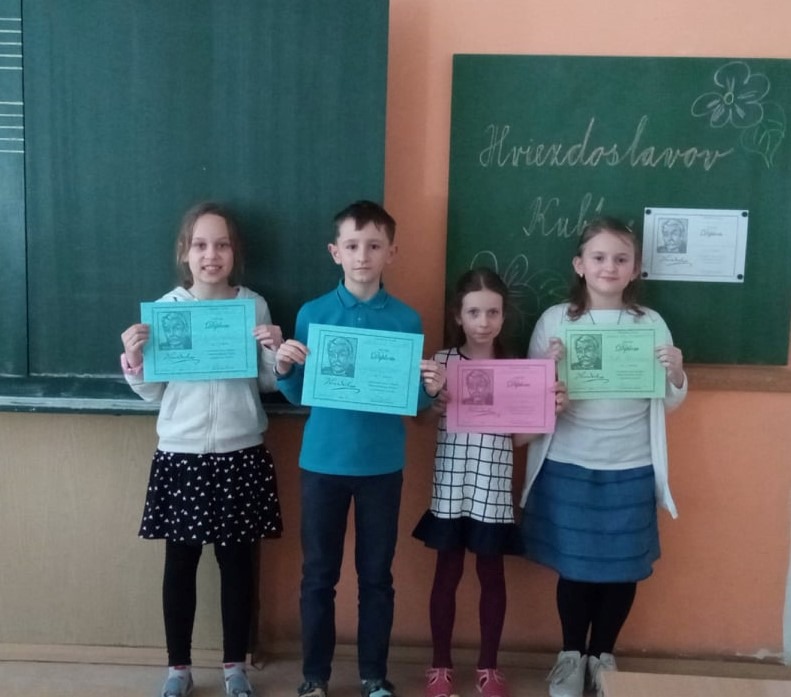 Vyhodnotenie školského kola súťaže Hviezdoslavov Kubín - 1. stupeň - Obrázok 2