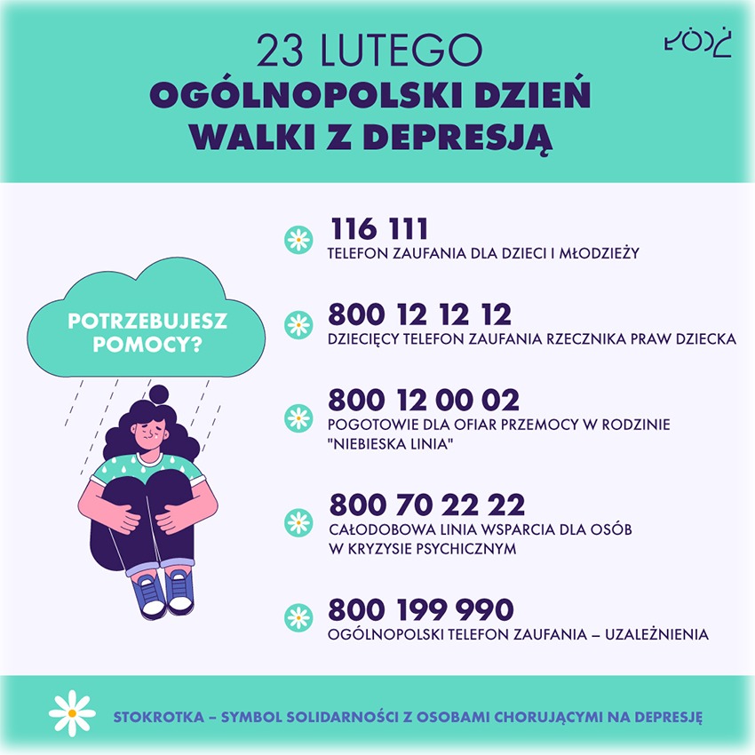 23 luty Ogólnopolski Dzień Walki z Depresją - Obrazek 1