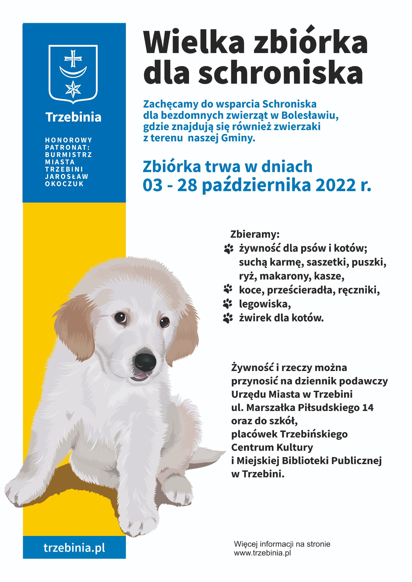 Zbiórka dla Schroniska dla bezdomnych zwierząt w Bolesławiu  - Obrazek 1