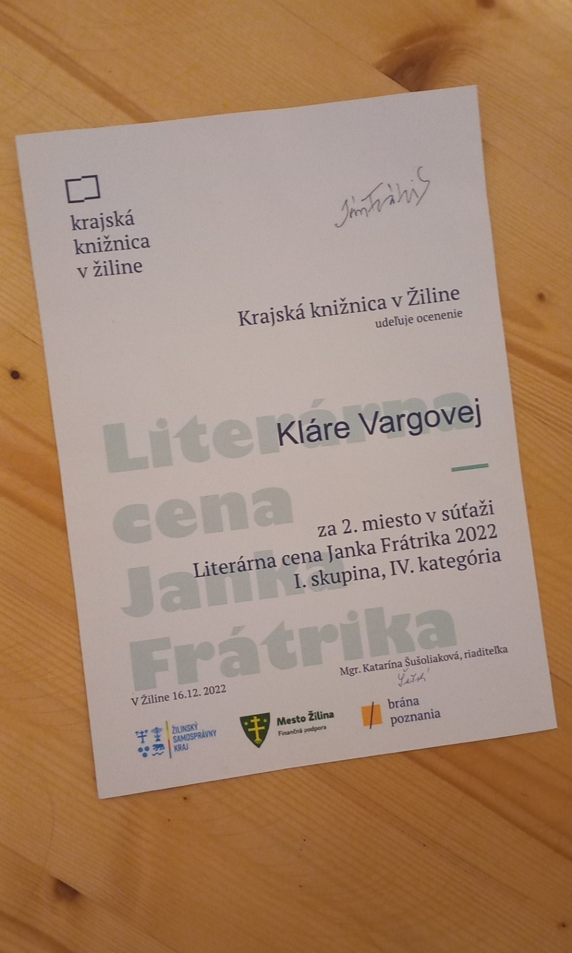 Literárna cena Janka Frátrika 2022 - Obrázok 5
