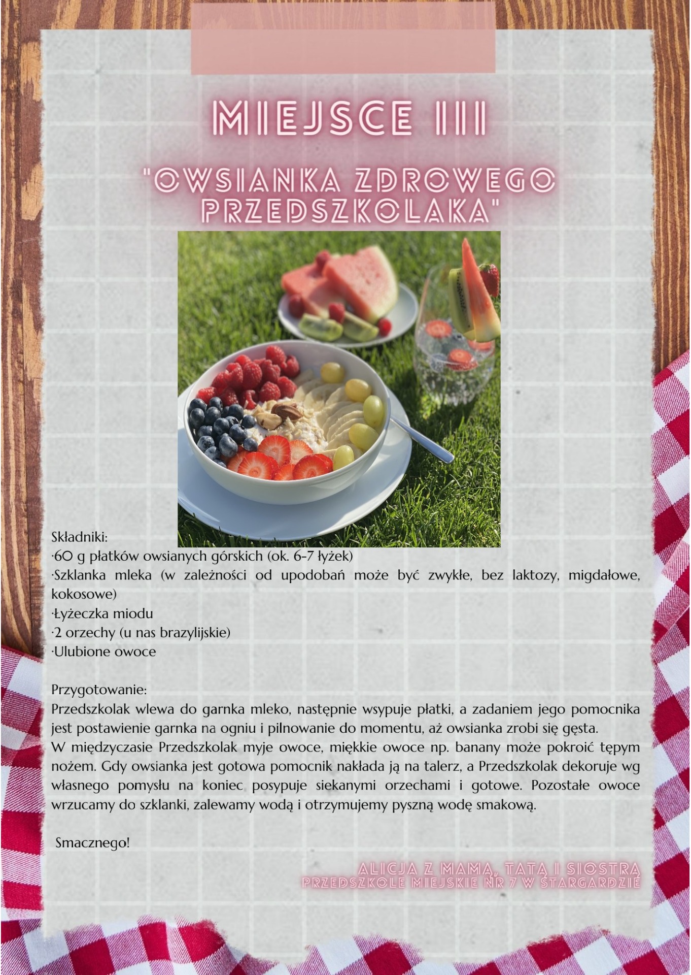 Wyniki Konkursu Fotograficzno – Kulinarnego „Zdrowe i kolorowe śniadanie” - Obrazek 3