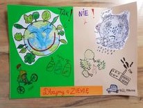 Dzień Ziemi- plakaty wykonane przez uczniów kl.II - Obrazek 2