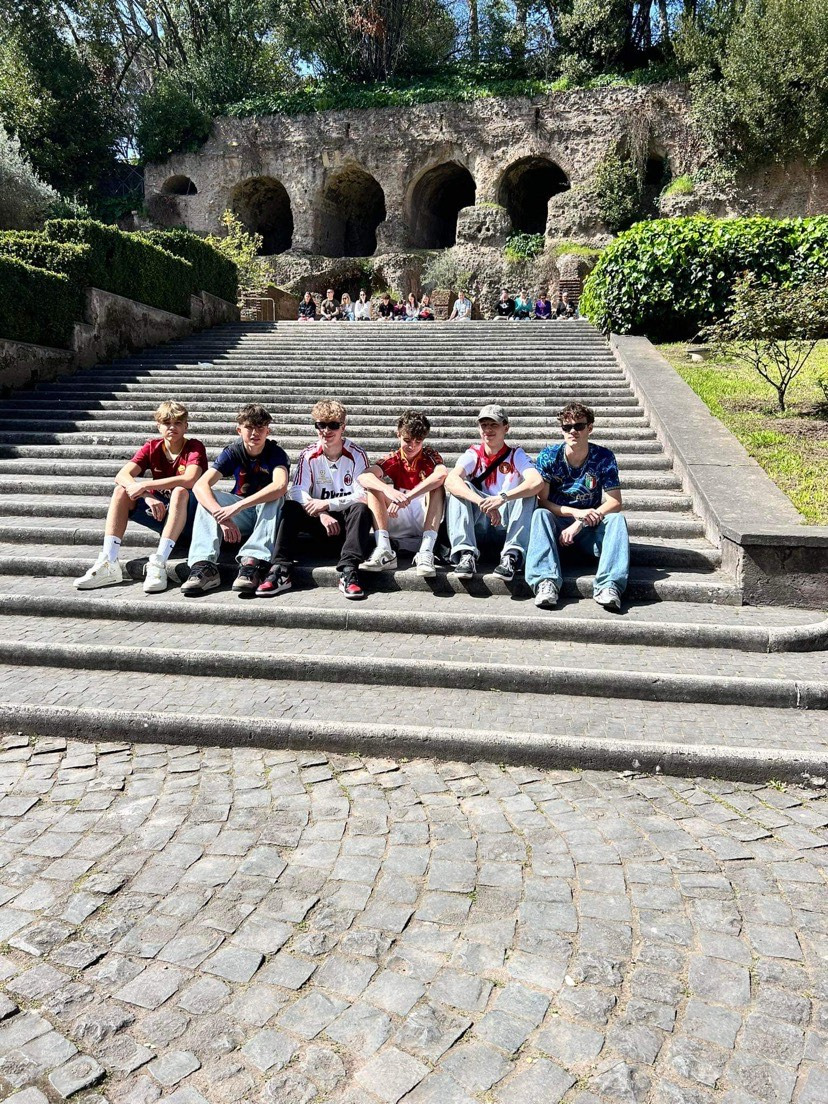 Zdjęcie grupowe w Forum Romanum 