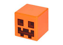 LEGO Minecraft Dynia Pumpkin Jack O' Lantern cube - 6942804283 - oficjalne  archiwum Allegro
