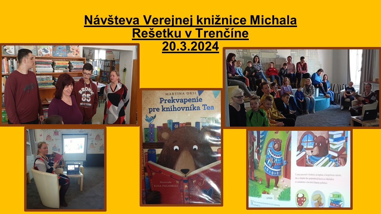Návšteva Verejnej knižnice M. Rešetku v Trenčíne - Obrázok 4
