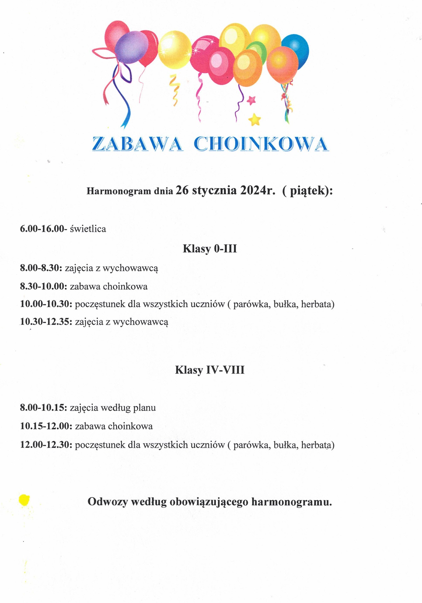 Zabawa choinkowa - Obrazek 1