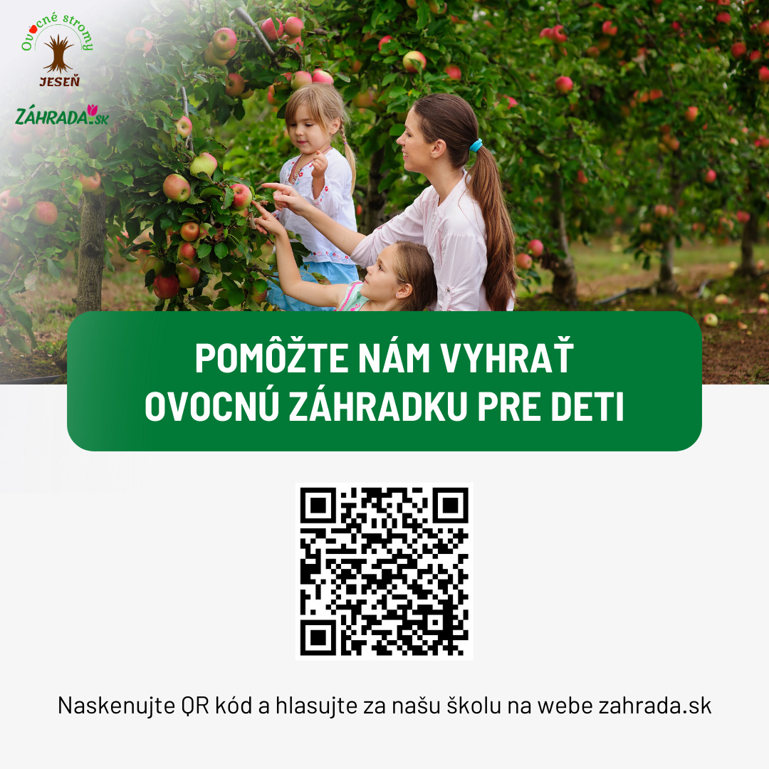 4. ročník súťaže o ovocnú záhradku pre deti z materských a základných škôl  - Obrázok 1