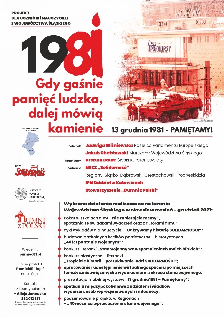 13 GRUDNIA 1981 - PAMIĘTAMY. Projekt historyczny - Obrazek 2