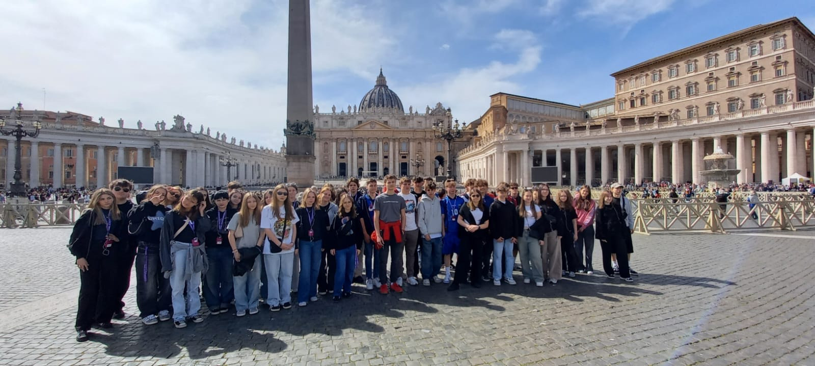 Zdjęcie grupowe w Watykanie