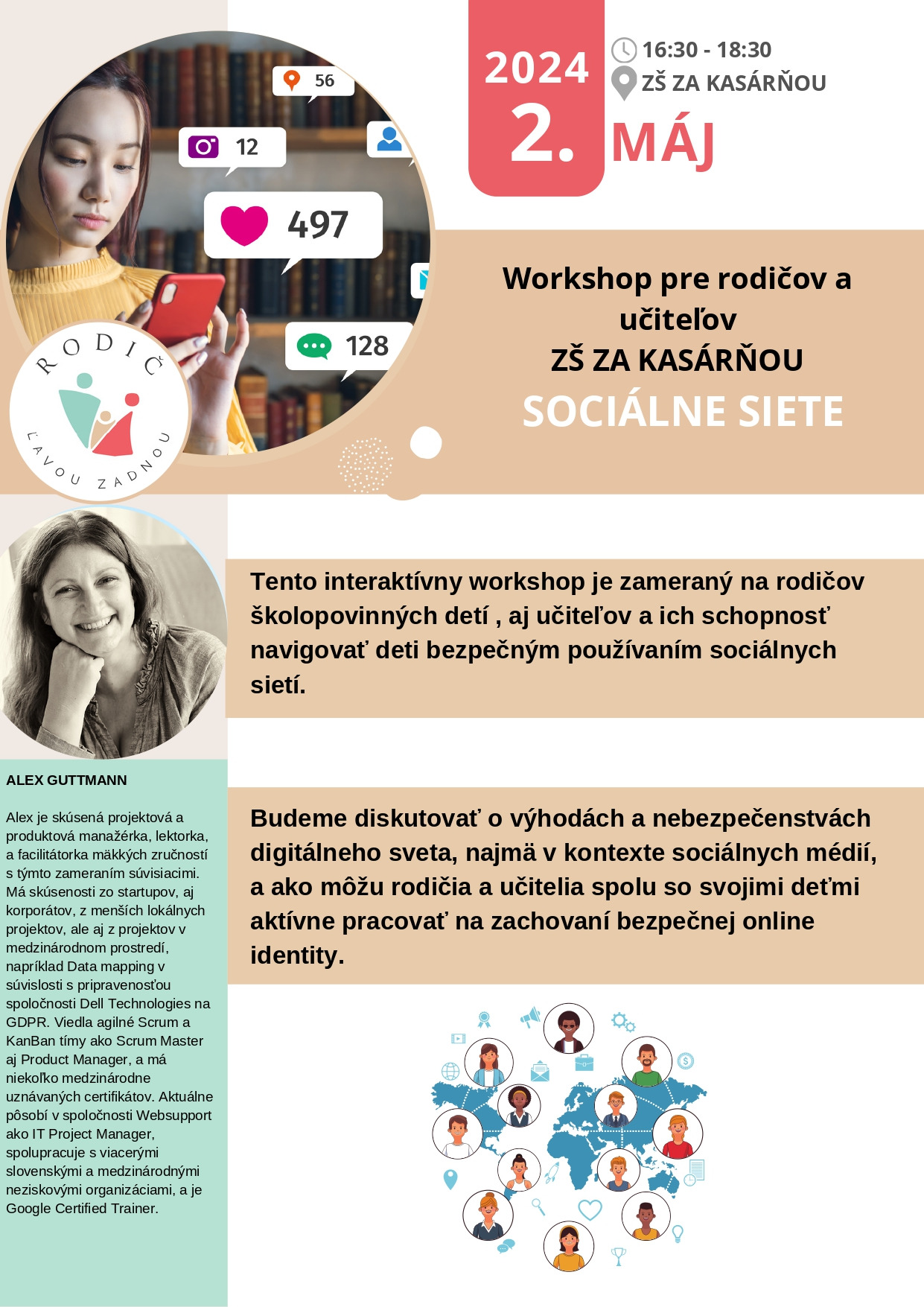Workshop pre rodičov a učiteľov - Sociálne siete - Obrázok 1