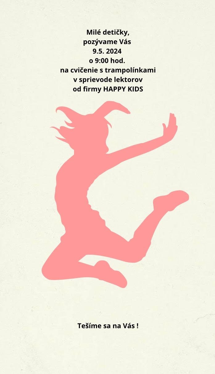 Jumping trampolínky Happy Kids 9. máj 2024 - Obrázok 1