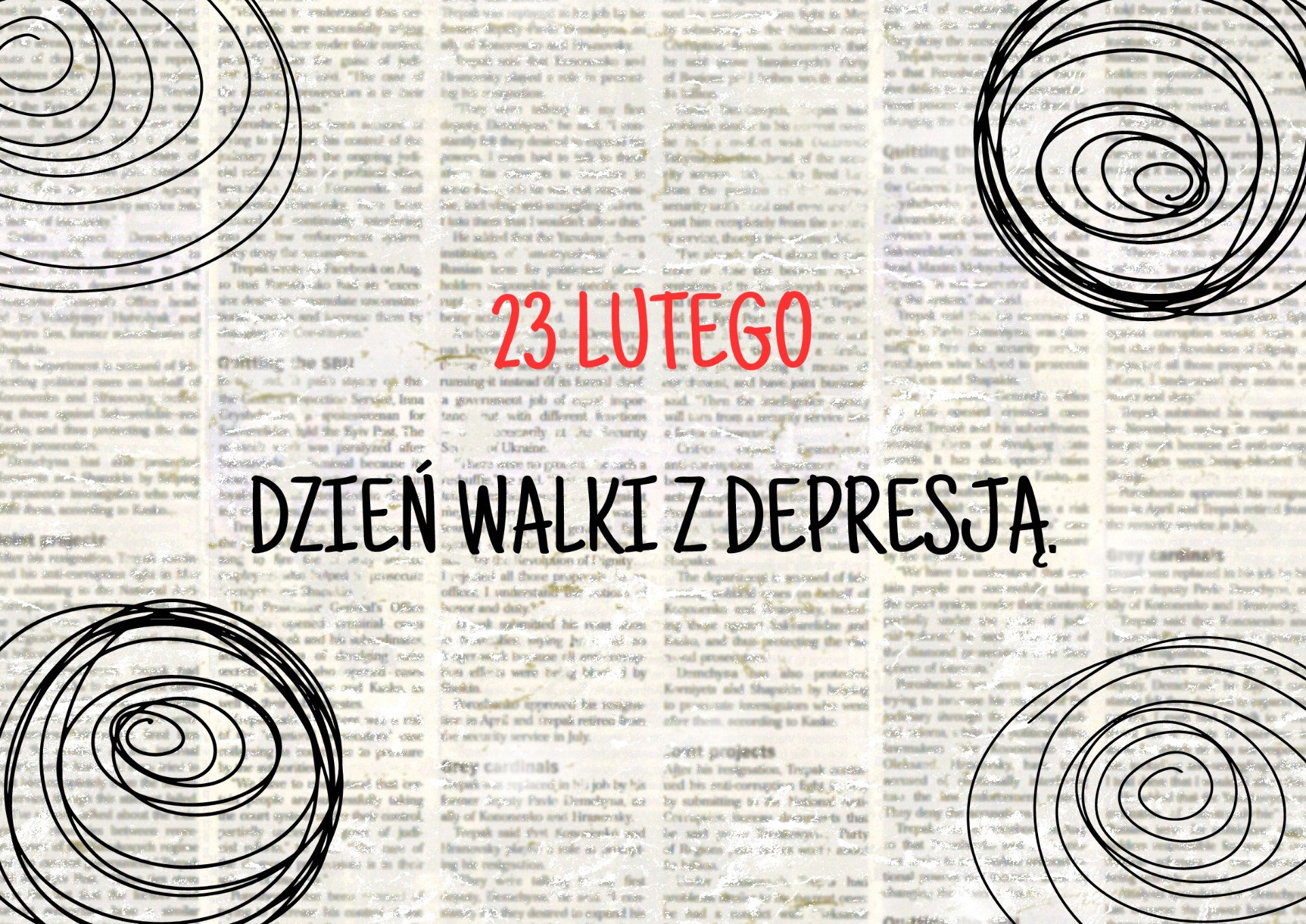 23 luty- Ogólnopolski Dzień Walki z Depresją - Obrazek 1