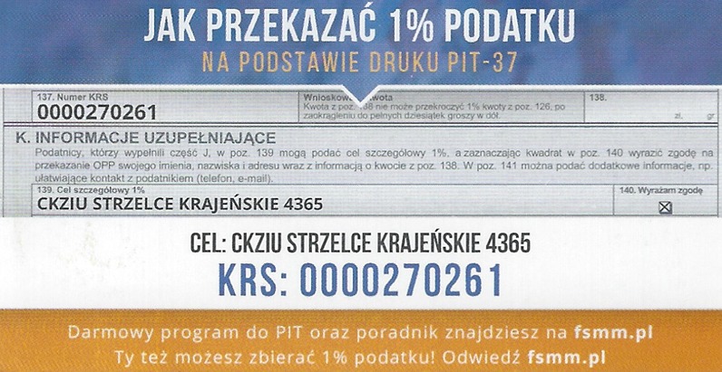 Przekaż 1 % podatku na CKZiU Strzelce Kraj. - Obrazek 2